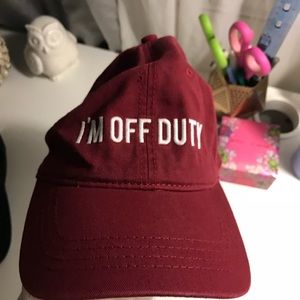 Aerie “I’m Off Duty” Cap 🤷🏻‍♀️